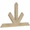 Ekena Millwork Saratoga Rough Sawn Timber Gable Bracket, Douglas Fir, 48"W x 28"H x 2"D x 4"F, 14/12 Pitch GBW048X28X0204SAR00RDF - alternate 2